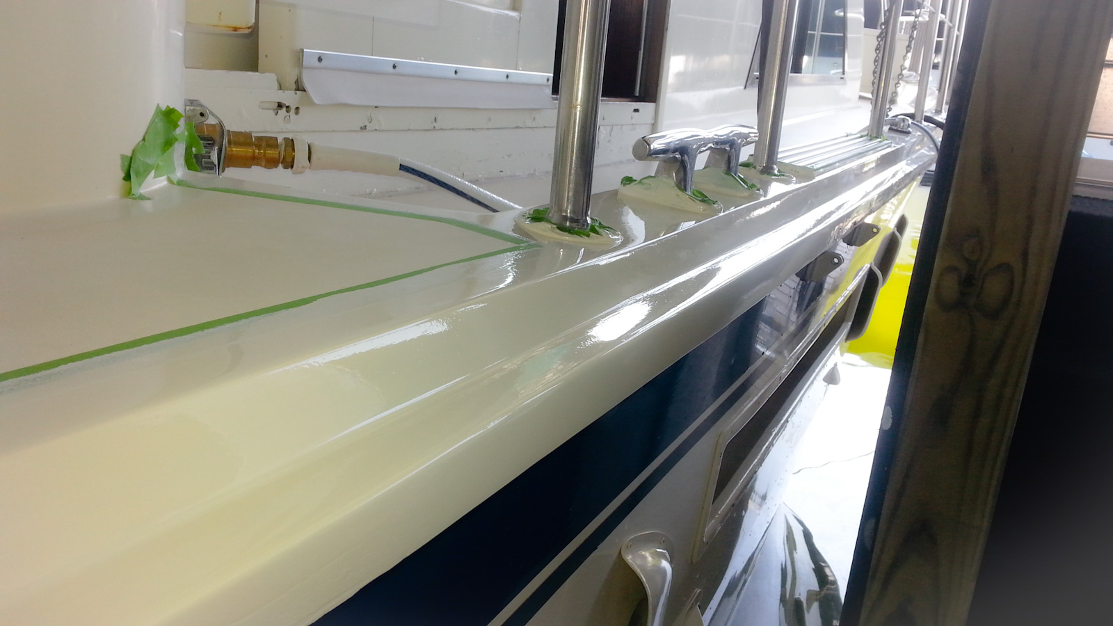 Yacht Fiberglass Repair